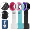 USB Rechargeable Bladeless Mini Handheld Fan for Eyelash Extensions & Beauty