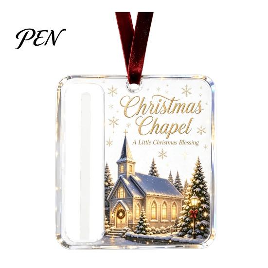 Stocking Stuffer Money Holder Personalized Christmas Cash Ornament, Custom Acrylic Clip for Holiday Versatile Tree Decorations, Unique Hanging
