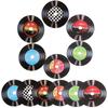 20pcs Colorful Vinyl Record Decoration Paper Records Fake Records Stickers  Living Room