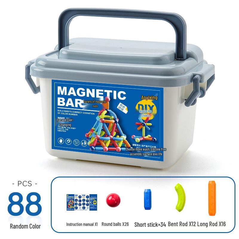 Children's Magnetic Stick Set: Creative DIY Educational Building Blocks