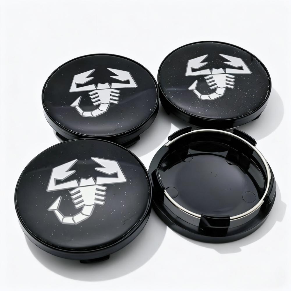 4pcs 58MM 54MM Scorpion Logo Emblem Badge Car Wheel Center Caps Wheel Hubcaps Rim Hub Center Dust Cover Replace Car Accessories