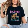 80s Def Leppard T-shirt Band Tee Black Leopard Graphic Tee Def Leopard Unisex T-Shirt