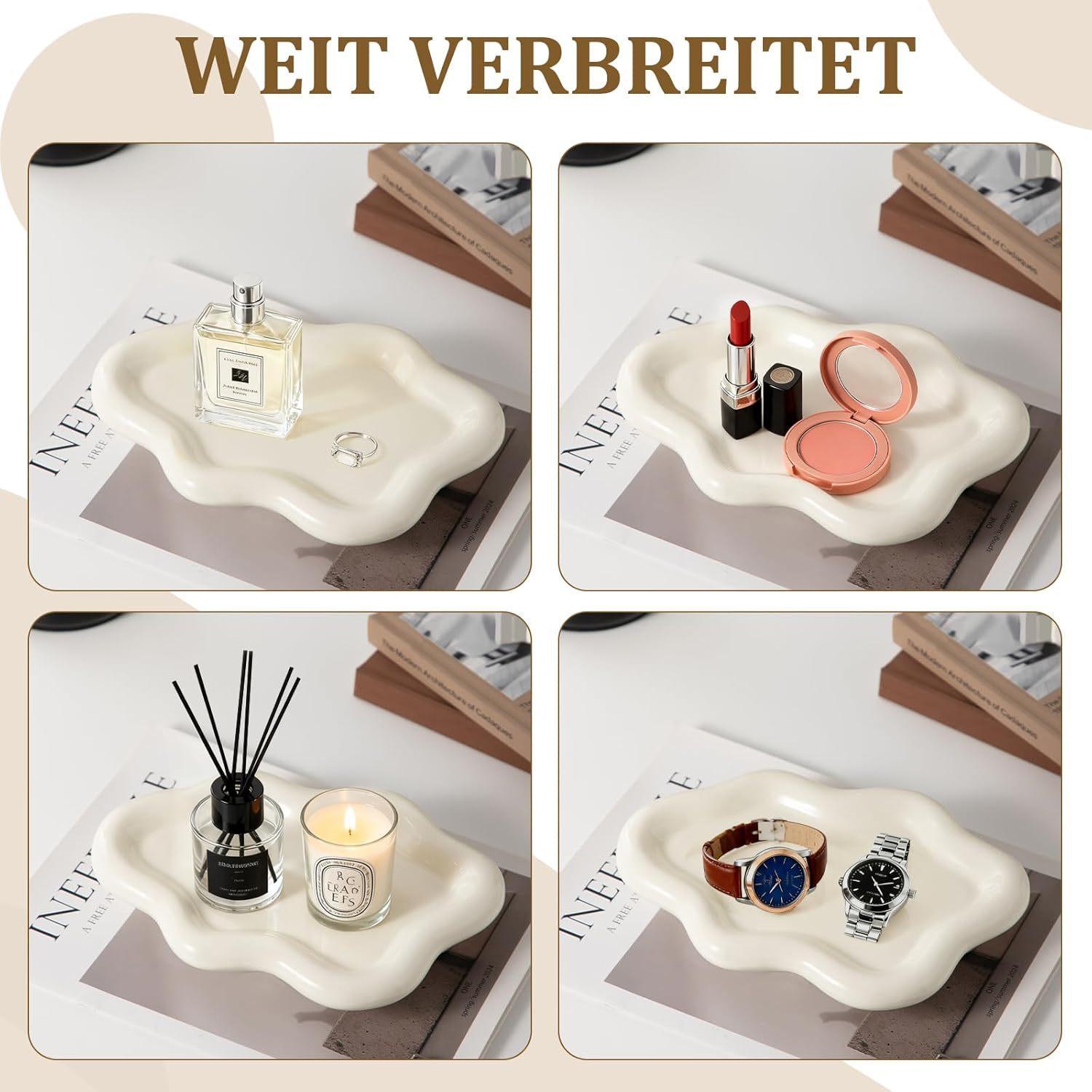 1 jewelry tray, plastic tray for storing rings, bracelets, necklaces YQ 1 pack