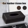 FLH Aufbewahrungsbox für Haushalts-Desktop-Kunstleder, einfarbig, Seidenpapier, Servietten