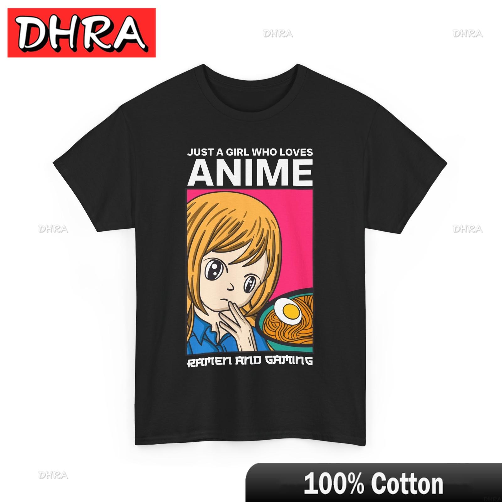 

Just A Girl Who Loves Anime TShirt Ukiyoe Art Tee Edo Period Shirt Funny Tops Classic Edgy Comfy Clothing for Travel TShirt 4XL