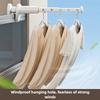Folding Clothes Drying Rack Window Clothes Rack Foldable Clothes Hanger Drying Rack Rod for Hotel Suitable for Travel