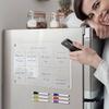 Magnetic Acrylic Schedule Board With Erasable Surface And Storage Box For Daily Planning