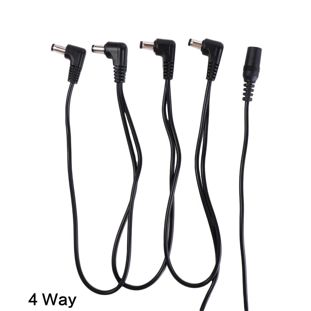 1 to 2 3 5 6 8 10 Ways Daisy Chain Cable 9V DC Power Cord Guitar Pedal Power Cord Copper PVC Guitar Pedal Chain