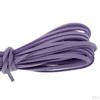 2 Pcs 2mm Flat Leather Beads Thread Suede Cord String for DIY Jewelry Crafts
