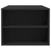 Vidaxl Coffee Table, Black, 102X55X42 Cm, Wood-Based Material