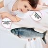 Flopping Fish Cat Toy with Catnip Interactive Automatic Floppy Carp Kitten Kicker Toy