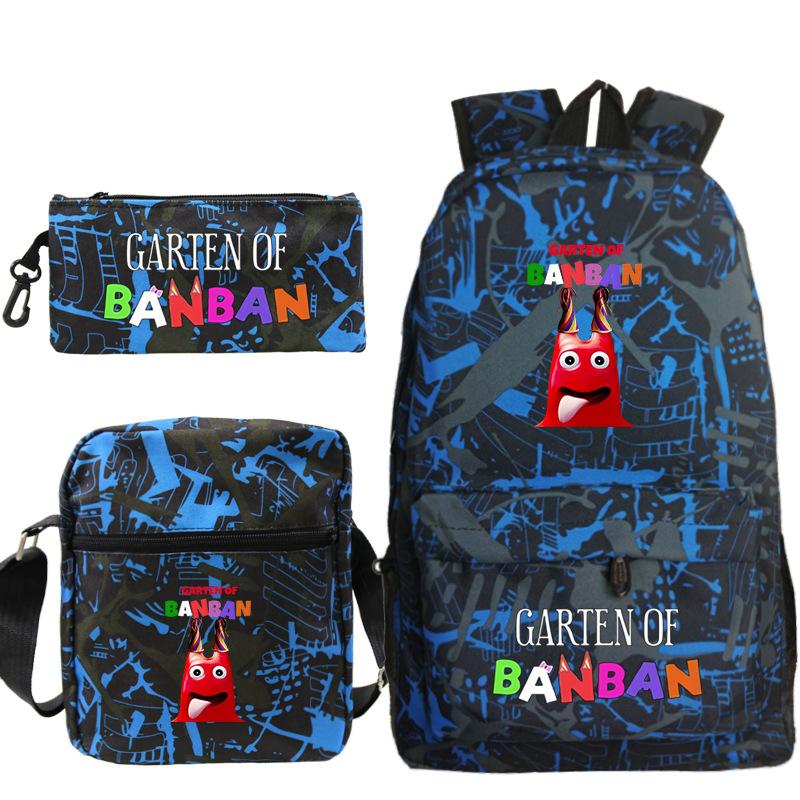 Spotted Garden Primary School Bag Shoulder Bag Pencil Bag Three-piece Set