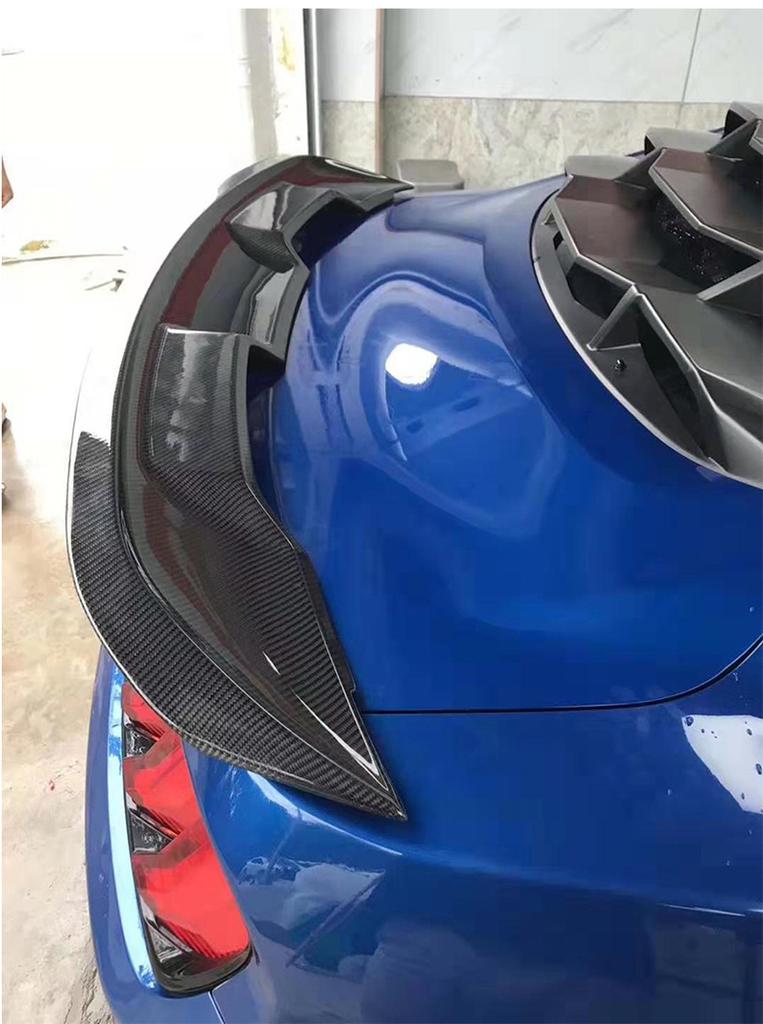 1ks Spoiler víka kufru Pro Ford Mustang Coupe 2015-21 GT500 GT350 Zadní spoiler kufru Styl uhlíkových vláken