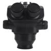 Microscope Head Trinocular Head 3.5‑100X Bifocal Continuous Zoom Stereo Microscope Head