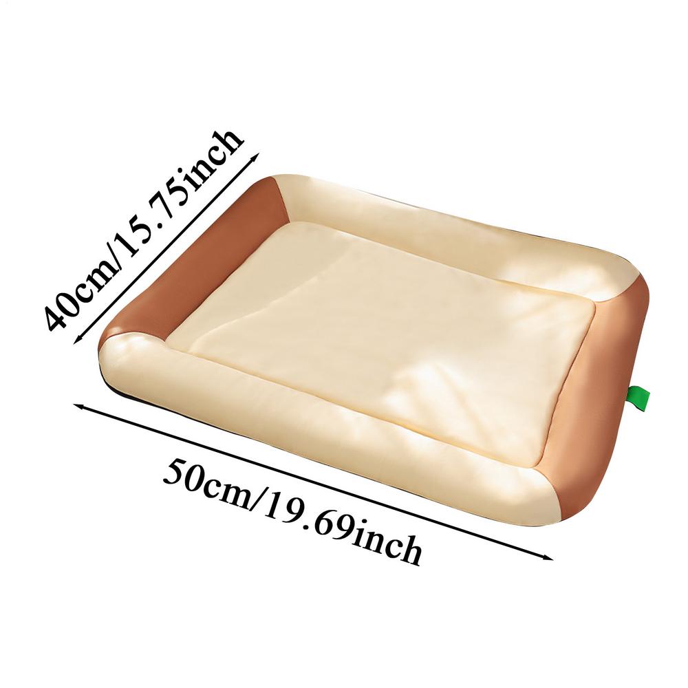 Hundebett Wasserdicht Atmungsaktiv Katzenkissen Atmungsaktiv Weich Ruhekissen für Auto Kätzchen Schlafzimmer Auto Hohe Rückfederung Welpenmatte