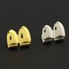 Gold-Plated Hip Hop Double Fangs Grillz Jewelry