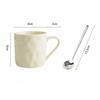 High Value Ceramic Water Cup Cream Wind Couple Cup Girls Creative Breakfast Coffee Cup