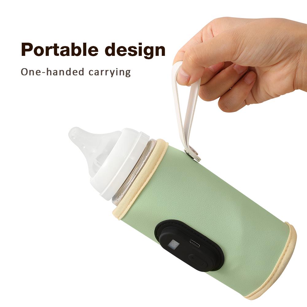 Portable Baby Milk Warmer Baby Nursing Bottle Heater, Portable USB Bottle Warmer for Outdoor, Outdoor Travel Accessories