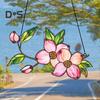 Flower Hanging Decoration Wall Art Window Hanging Ornament Double-Sided Floral Sun Catcher Gift for Nature Lovers