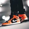 Jordan 1 Mid Black Cone GS 554725-062