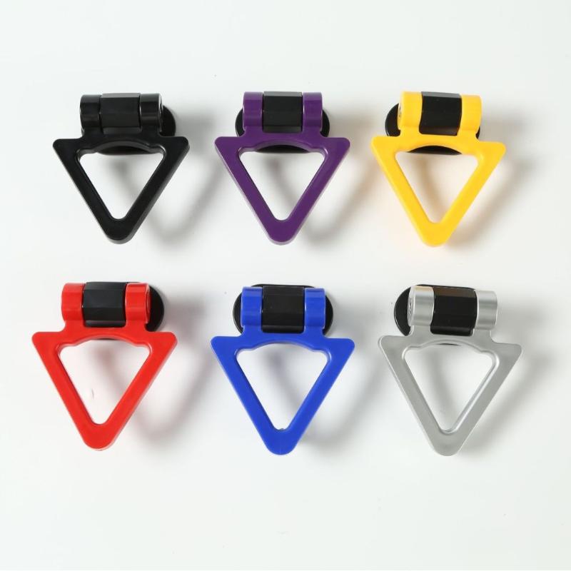 Abs Car Styling Trailer Hooks Simulation Racing Ring Bumper Sticker Decoration Tow Hook Sticker Universal Vehicle Towing Hook