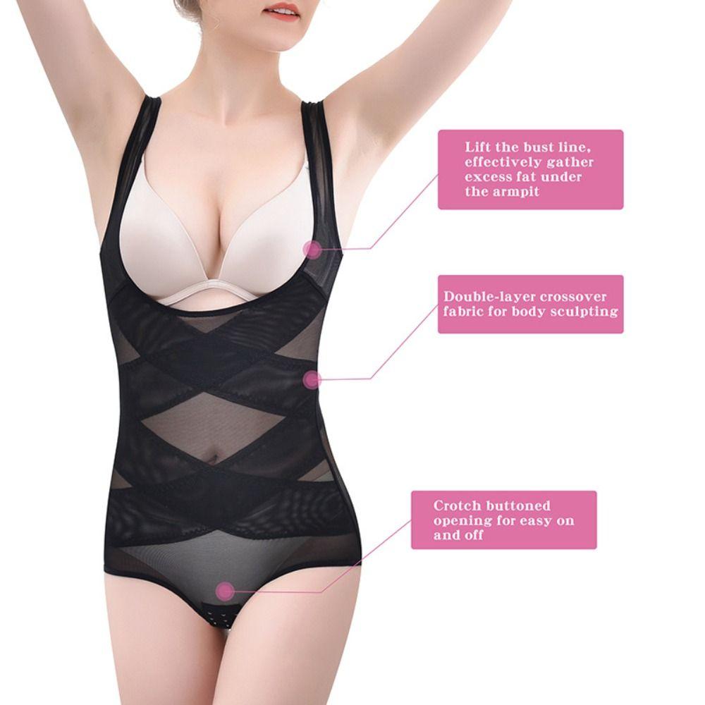 Cross Fit Postpartum Shapewear Seamless Body Shaping Jumpsuits Women's Corset Jumpsuits  Yoga