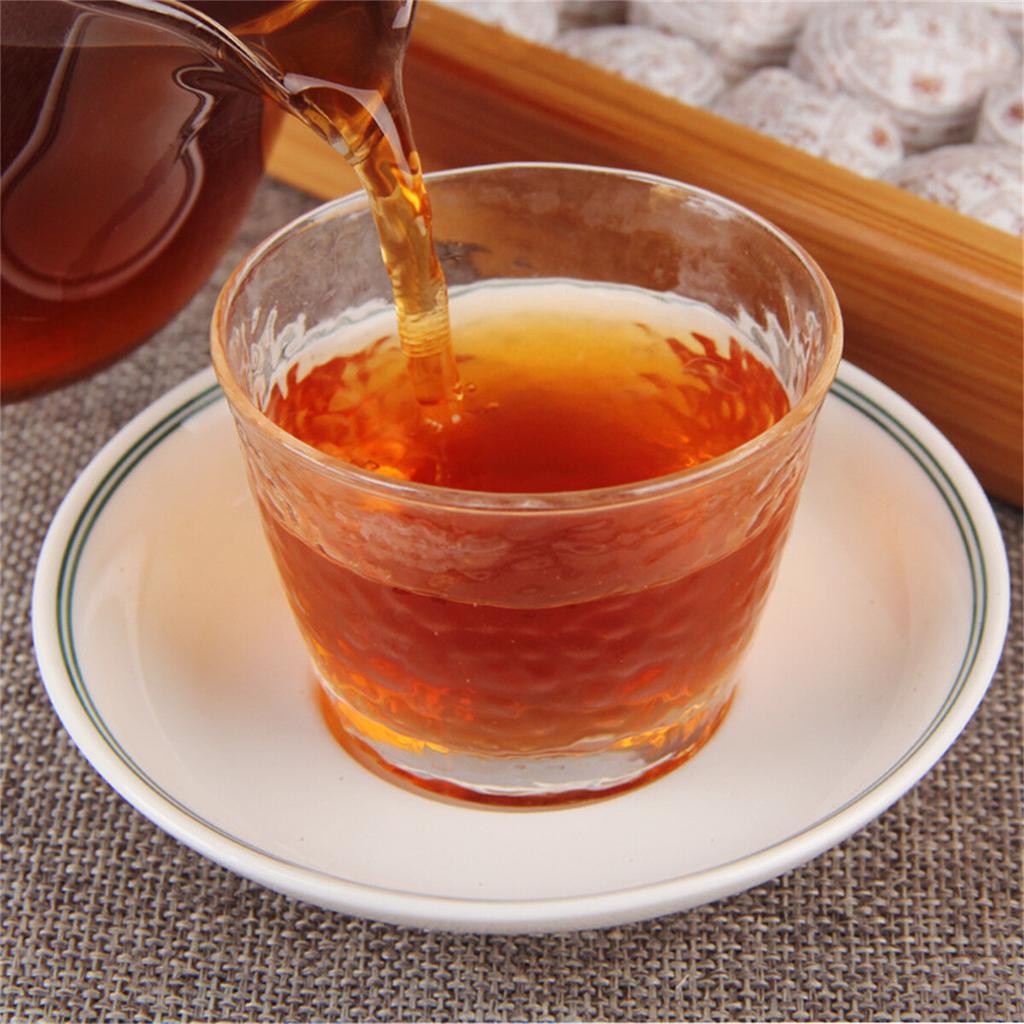 Yunnan Pu-erh Tuocha Ripe Black Tea 100g Glutinous Rice Flavor Premium
