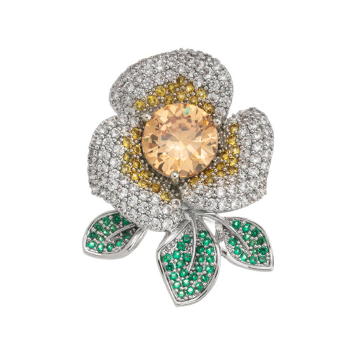 

Retro Charm Camellia Brooch Romantic Elegant Pin Exquisite Classical Jewelry Accessories Party Festival Birthday Gift Souvenir