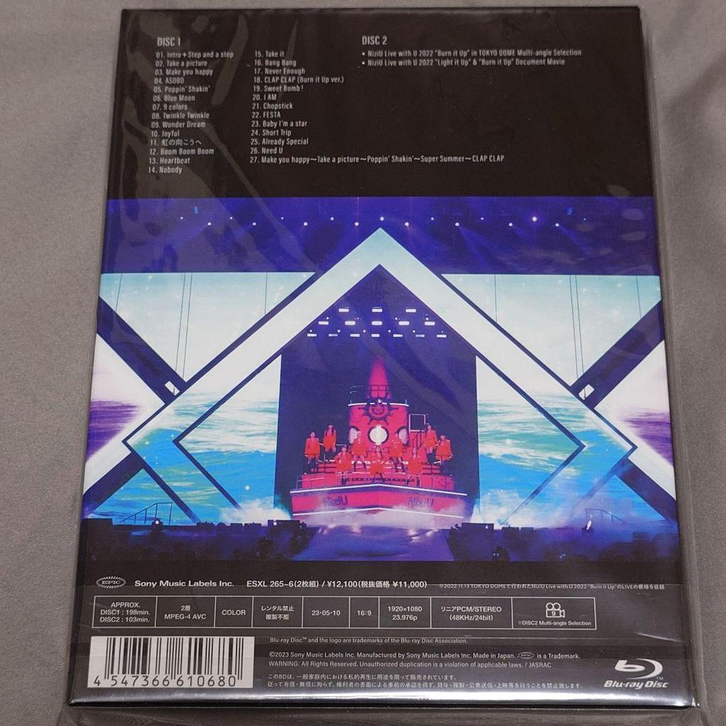 [USED] NiziU Live with U 2022 “Burn it Up”