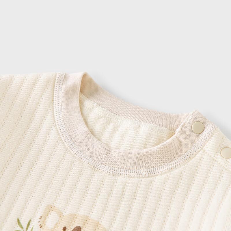 TONGTAI Baby Autumn/Winter Pure Cotton Thermal Underwear Set 100cm