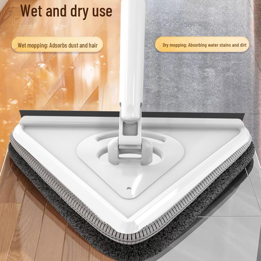 2024 Extra Long Handle Triangle Mop for Glass, Wall, and Ceiling Cleaning