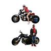 1:64 Miniature Figure Motorcycle Rider DIY Projects Painted Ornament Diorama