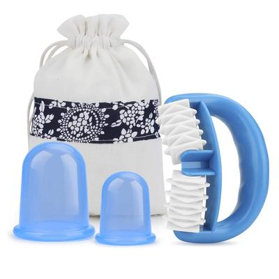 Anti-Cellulite-Silikon-Saugnäpfe Banken Vakuummassage Schröpfmassagegerät für Glas Physiotherapie Dosen Set Fatburner Geschenktüte