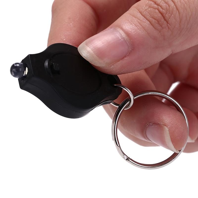 Mini Keychain Squeeze Light Micro Led Flashlight Torch Emergency Key Ring Light