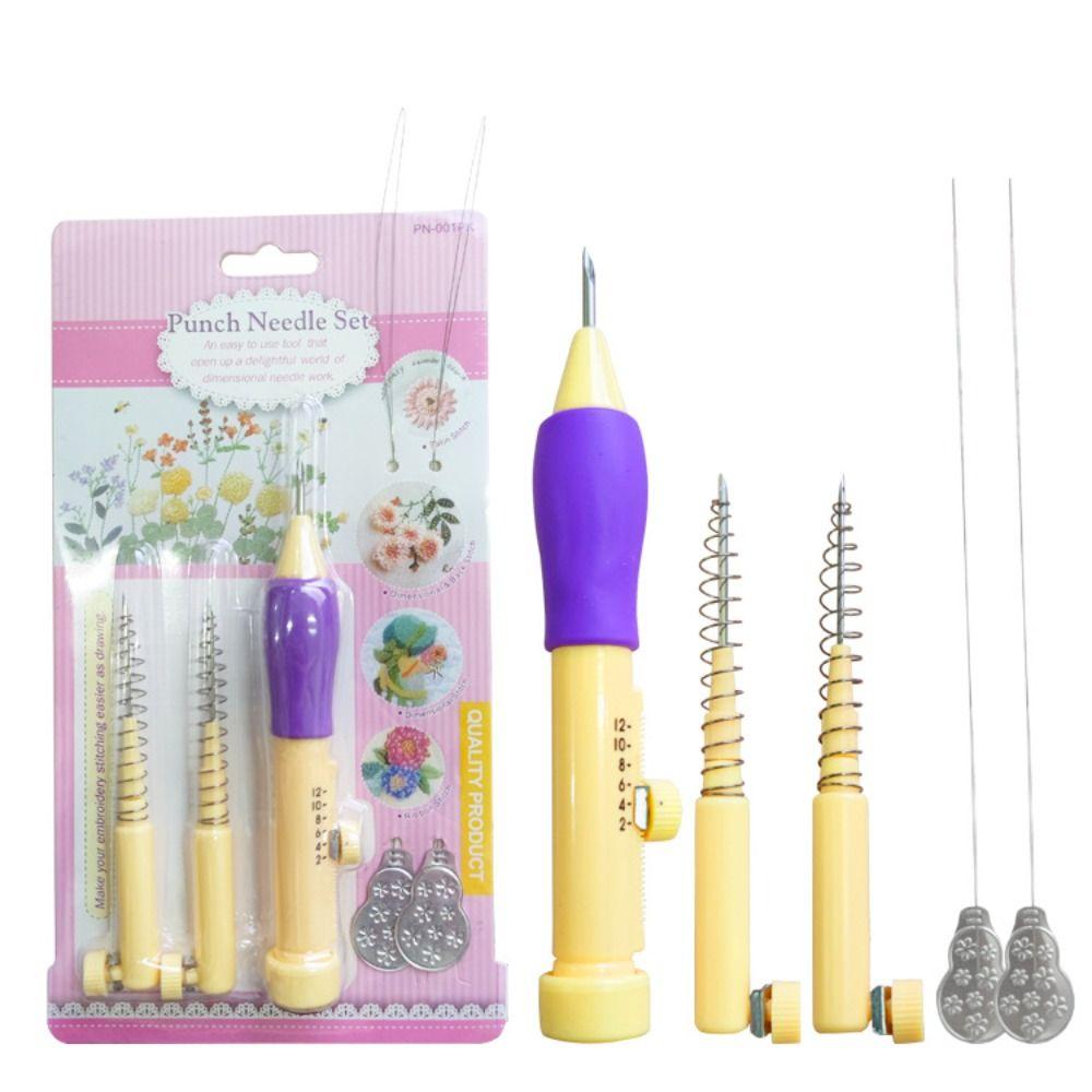 DIY Craft Embroidery Punch Needle Kit Embroidery Stitch Pen  Sewing Accessories