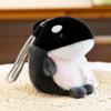 Marine Animal Plush Keychain Orca Seal Key Chain Birthday Gift Dolphin Bag Pendant  Boys
