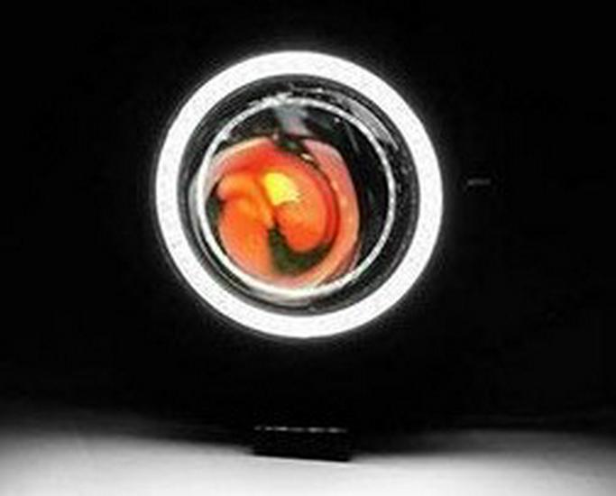 LED Headlight Angel Eye Handlebar Light for Modified Electric & U7 Motorcycles