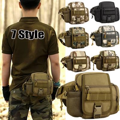 Wasserdichte Taktische Militärische Beintasche Herren Hüfttasche Gürtel Bauchtasche Oxford-Gewebe Wandern Camping Outdoor-Sportarten Reisetaschen
