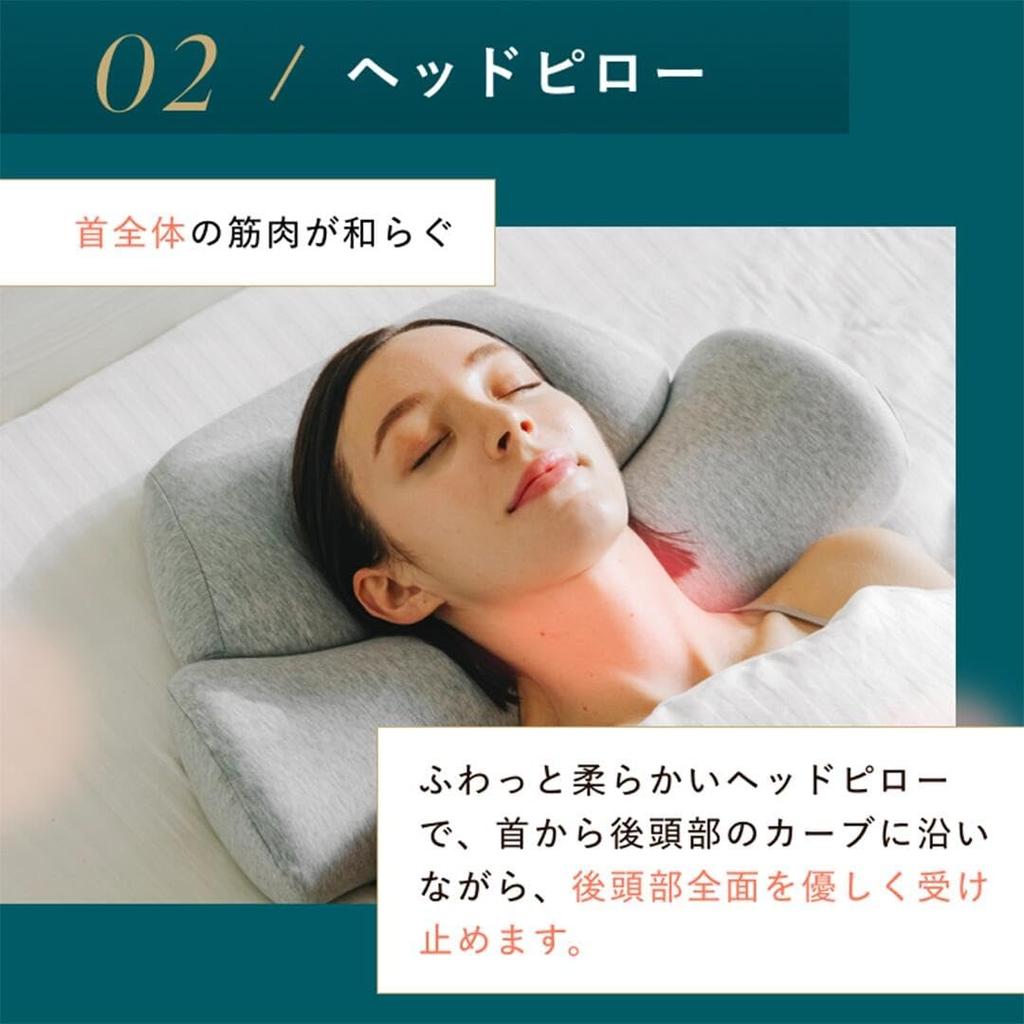 CALQS SurvaQ Comfort Pillow (Basic, Dark Gray) - Warms your neck and shoulders. A perfect Mother's Day or Father's Day gift for colds, cold weather,