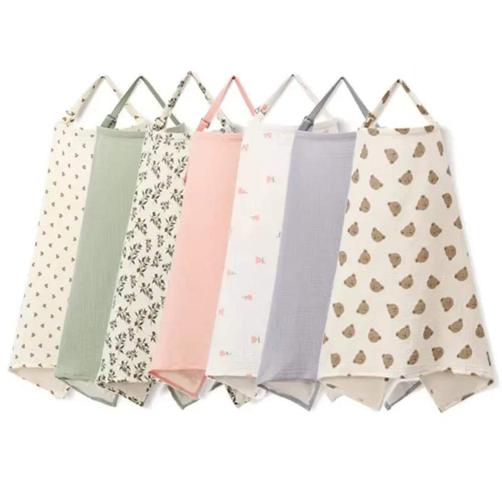 

Privacy Apron Mother Outing Breastfeeding Cover Cotton Baby Feeding Nursing Covers Bear