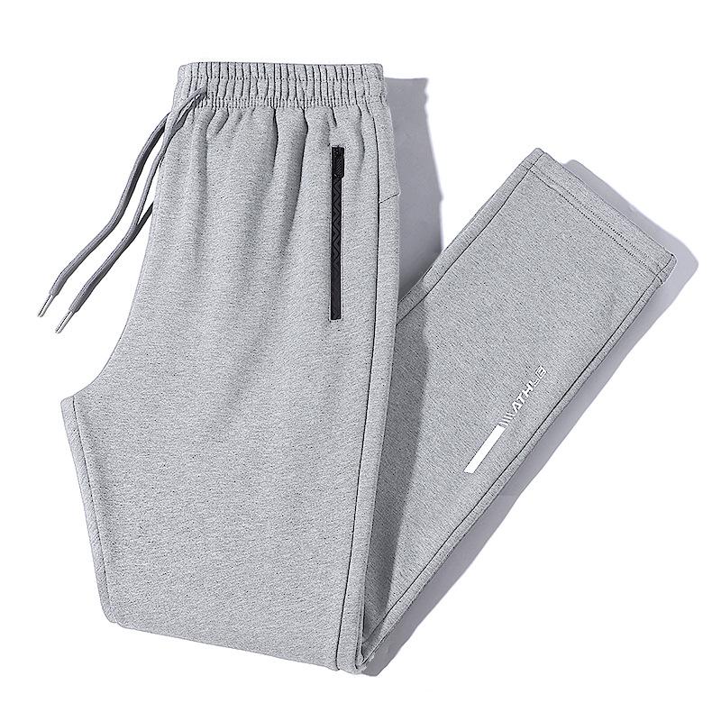 2025 Men's Straight Loose Sports Sweatpants - Versatile Spring & Autumn Casual Plus Size Pants