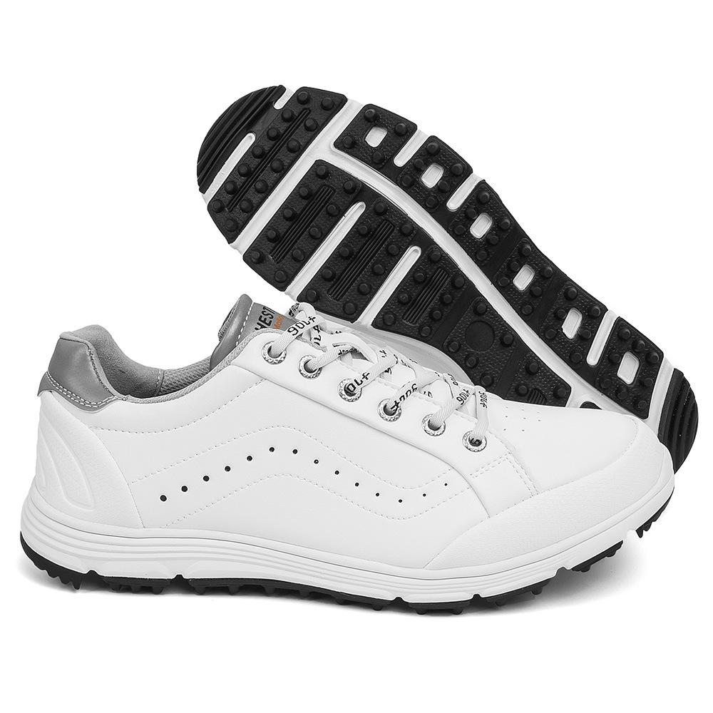 

Lechuang THESTRON New Nail-free Golf Shoes Men s Large Size Golf Training Shoes 7 белый