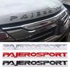 Car Head Hood Letters Logo Words Decals Sticker For Pajero Sport Emblem Badge Styling Decoration Accessories
