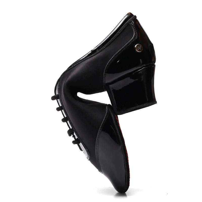 Sneakers Leather Latin Dance Shoes Soft Oxford Fabric Dance Training Shoes For Men Cha Cha Samba Performance Shoes