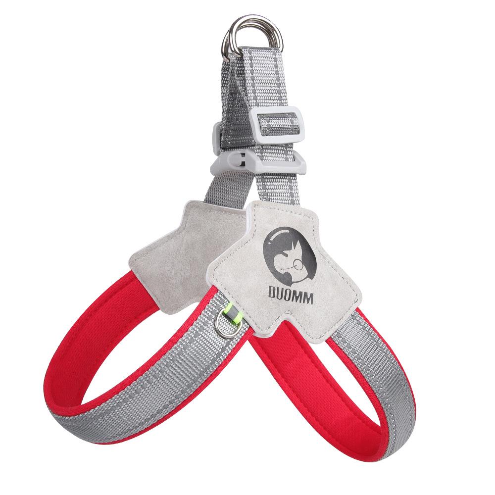 Adjustable Vest Dog Harness and Leash Set for Small to Medium Breeds - Corgi, Shiba Inu, French Bulldog