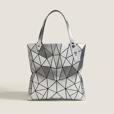 Borsa Tote a Forma Geometrica a Diamante Borsa a Mano di Grande Capacità Borsa Sotto Spalla alla Moda