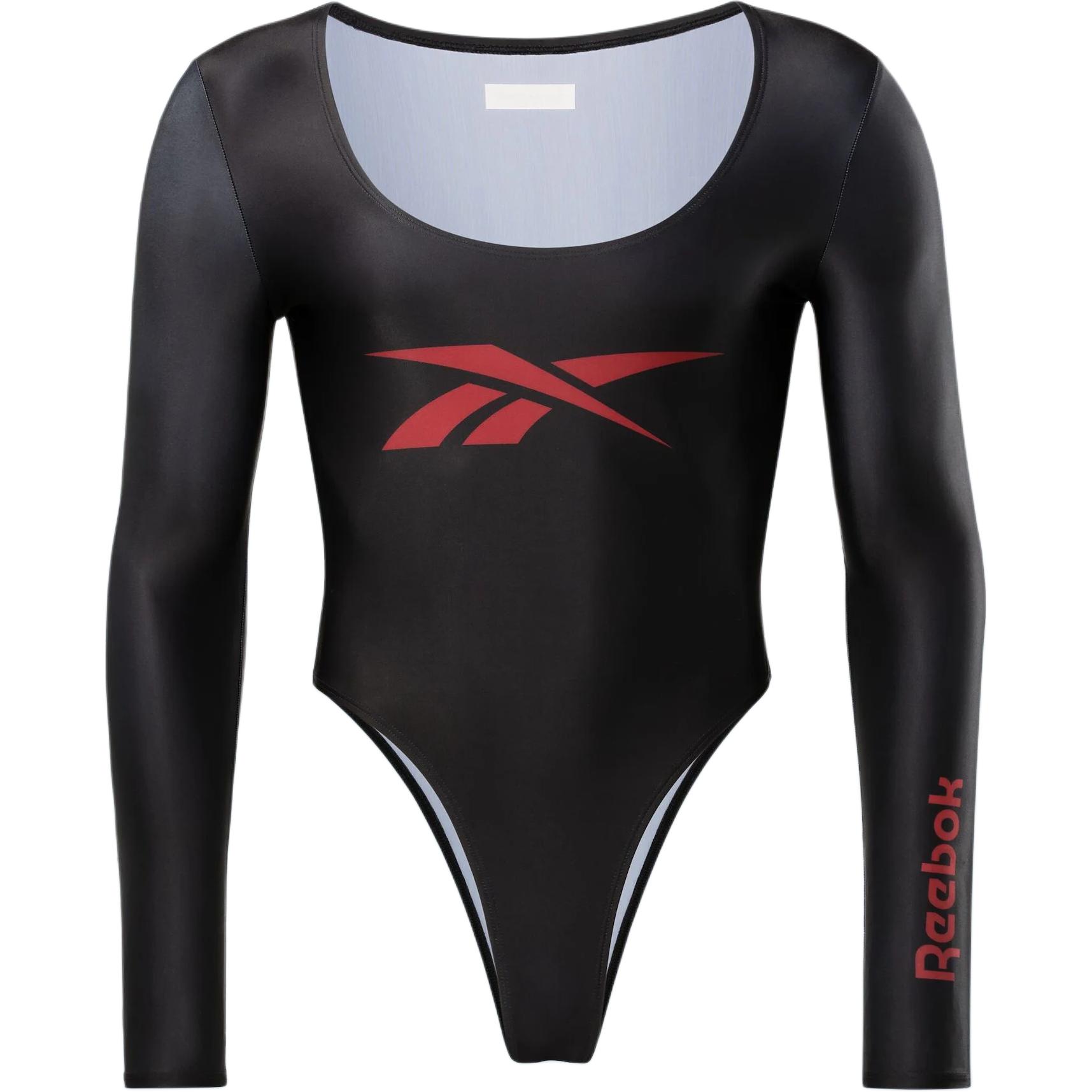 

Reebok Vector Logo Print Round Neck Comfortable Casual Long Sleeve Jumpsuit Women jumpsuit Black 22331578 M