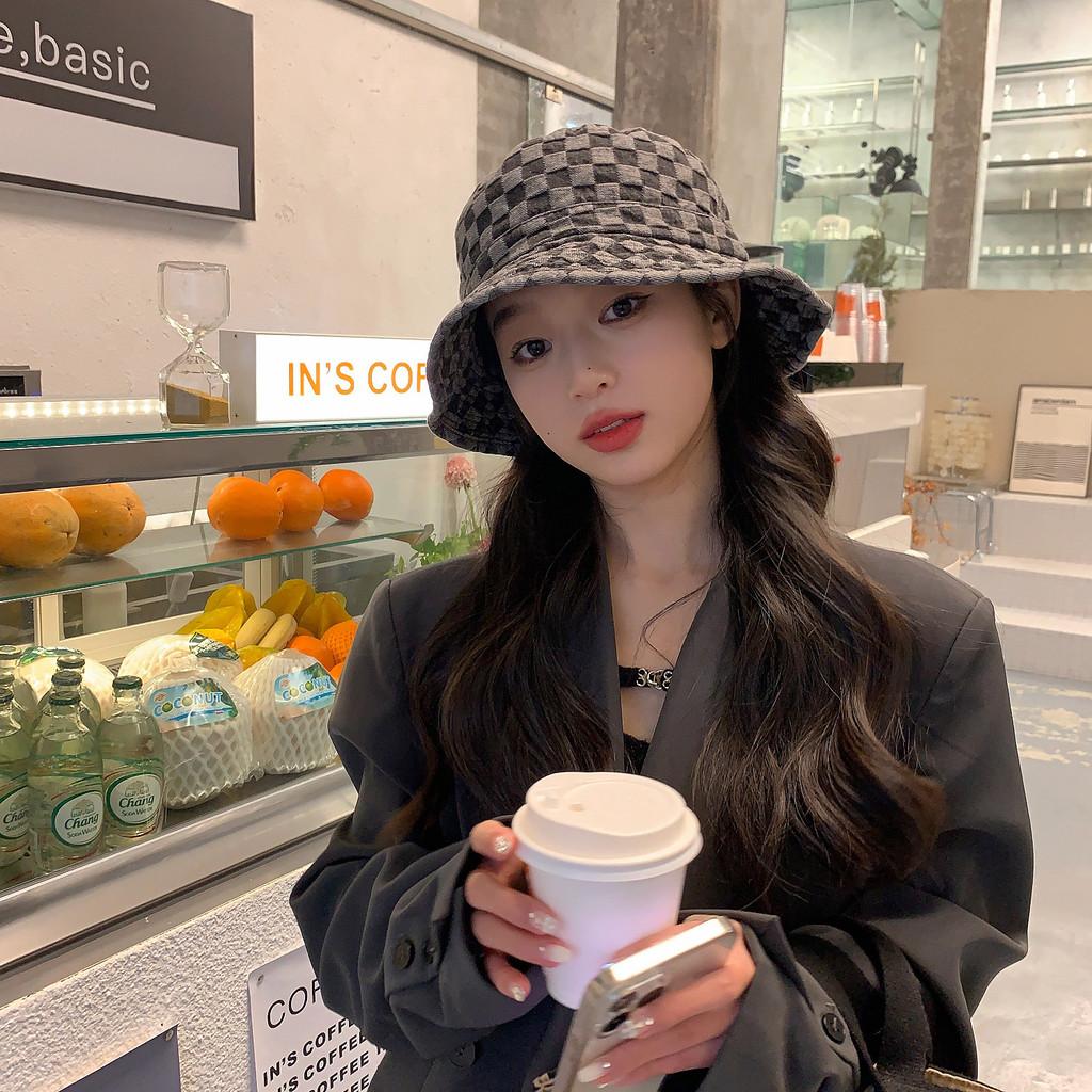 Fit Denim Comfort Fisherman Hat For Women Plaid Pattern And Material Breathable