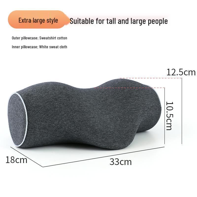 

Подушка из пены с эффектом памяти для шеи с хлопковой наволочкой для поддержки шеи MJ8136 (See Image for Dimensions)