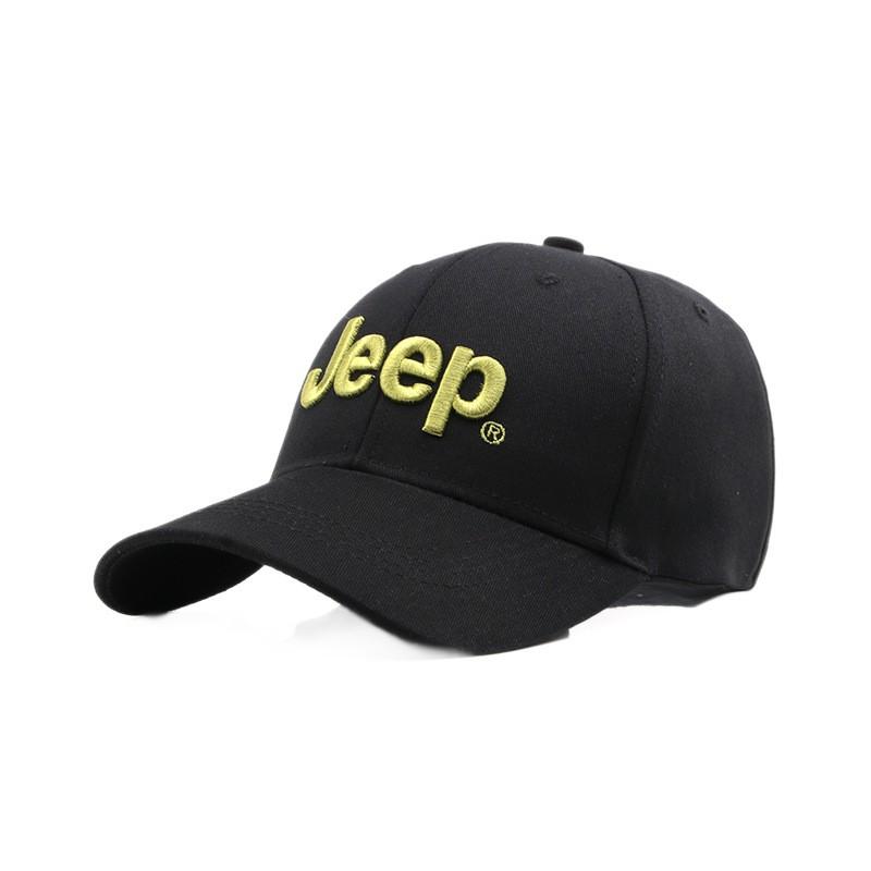 Jeep High-quality Pure Cotton Embroidered Baseball Cap for Men and Women, Adjustable, Breathable, Warm, Outdoor Travel Sun Hat